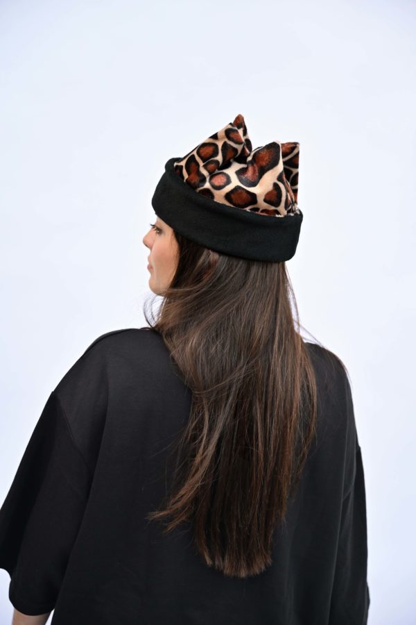 Bonnet girafe et noir – Image 5