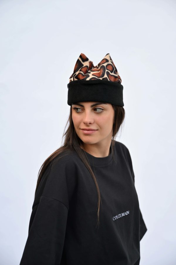 Bonnet girafe et noir – Image 3