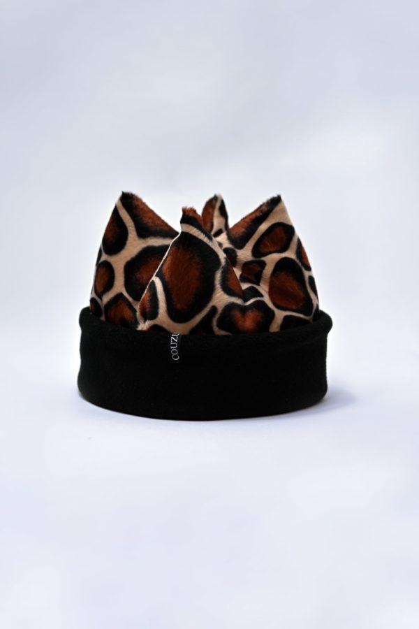 Bonnet girafe et noir – Image 2
