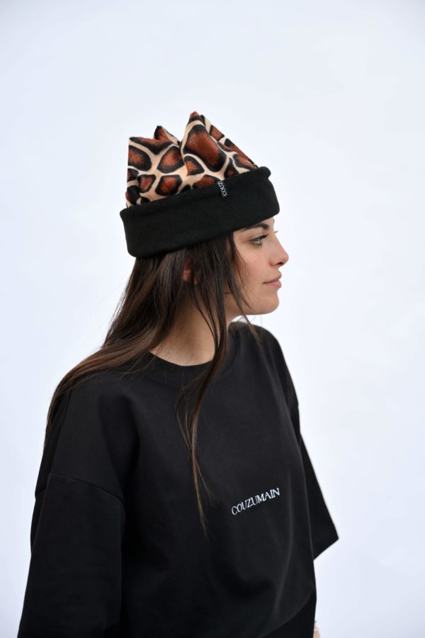 Bonnet girafe et noir – Image 4