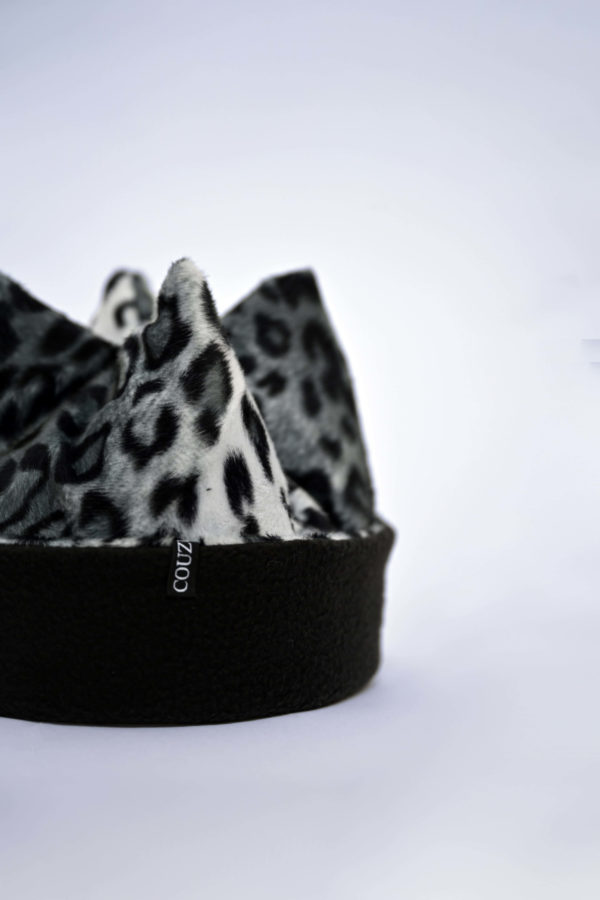 Bonnet léopard et noir – Image 2