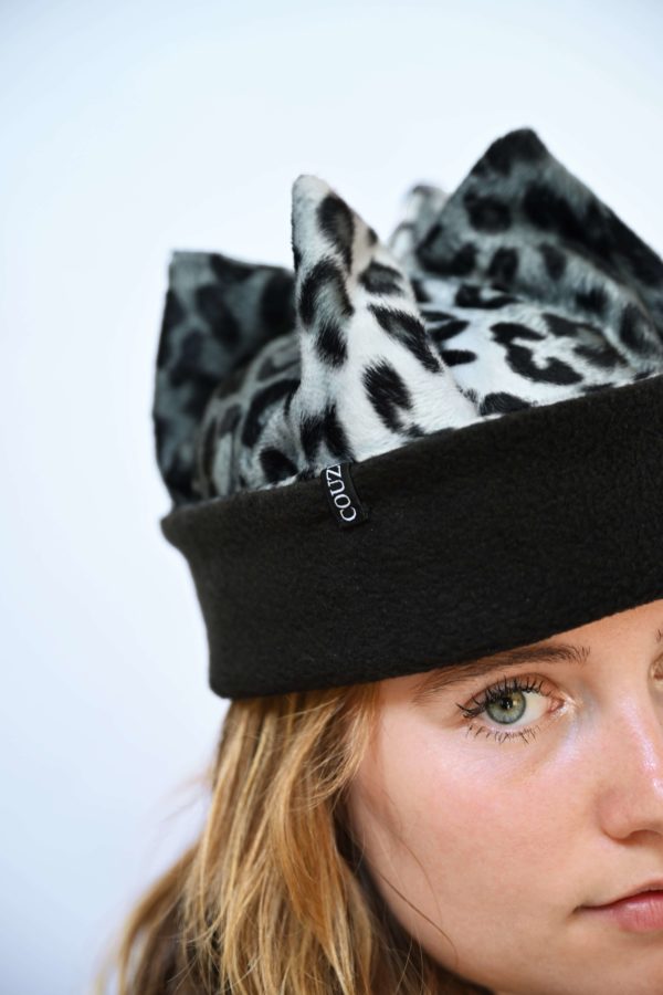 Bonnet léopard et noir – Image 5
