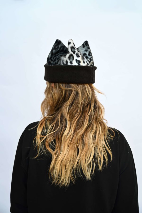 Bonnet léopard et noir – Image 4