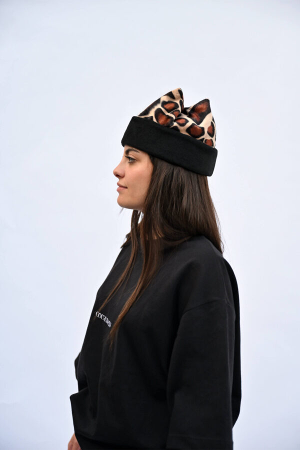 Bonnet girafe et noir – Image 4