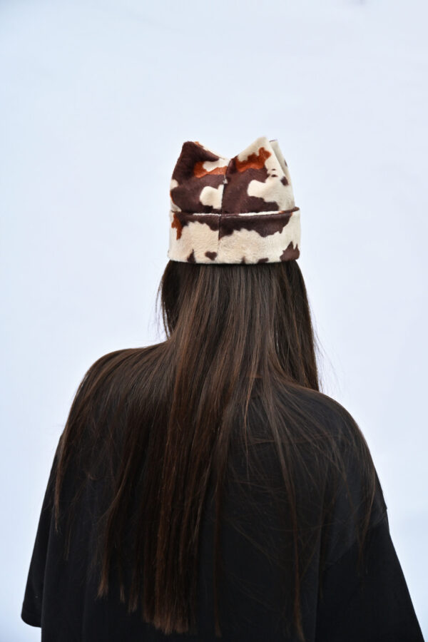 Bonnet vache marron – Image 3
